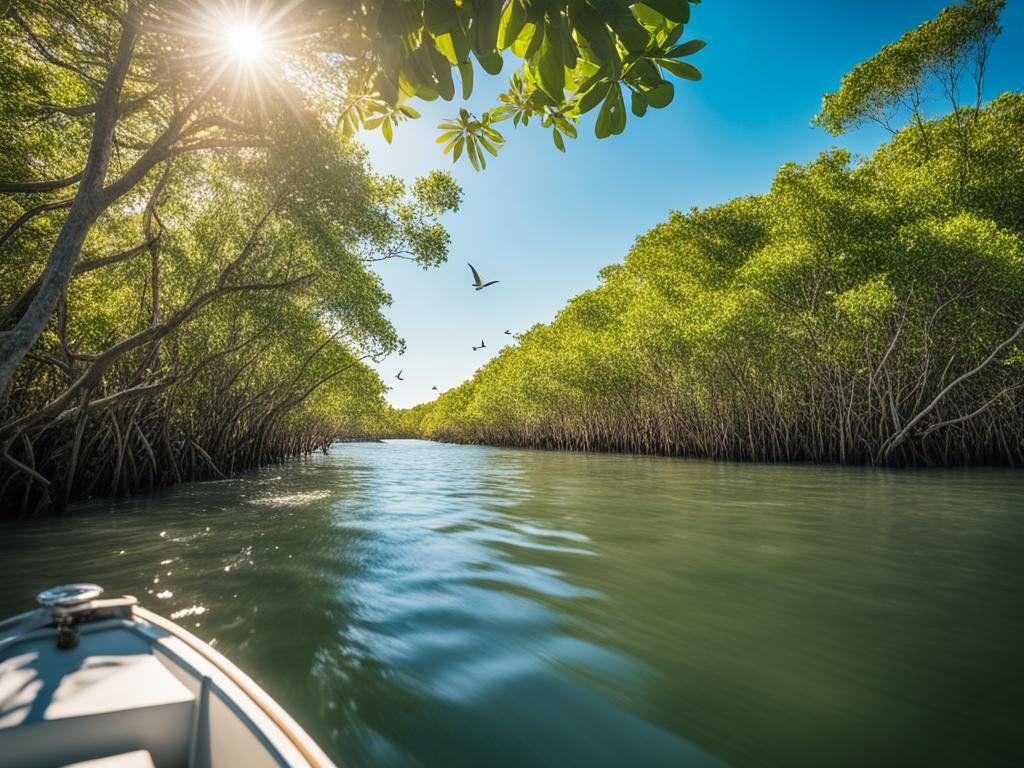 passeio de barco pela Rota do Cavalo Marinho em Barra Grande