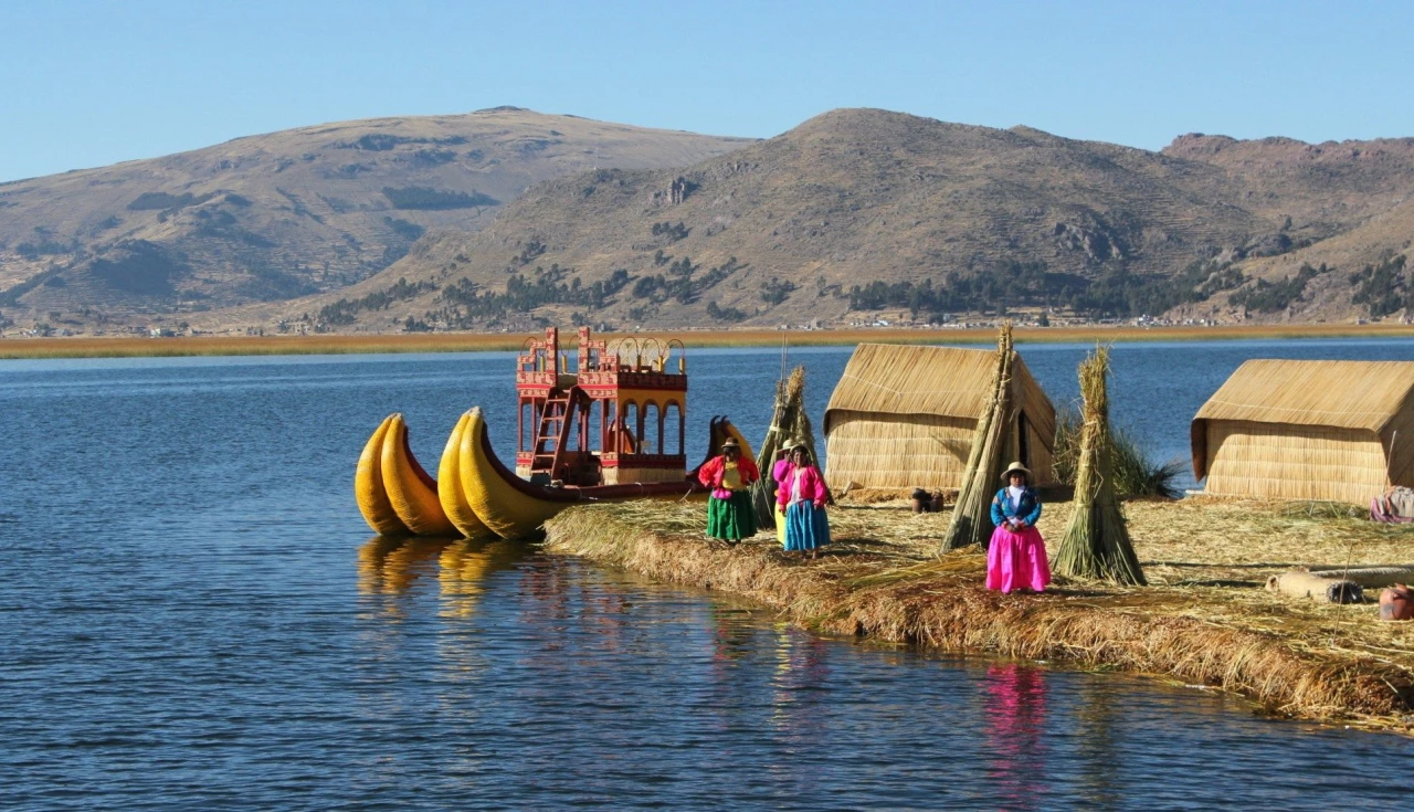 Lago Titicaca no Peru