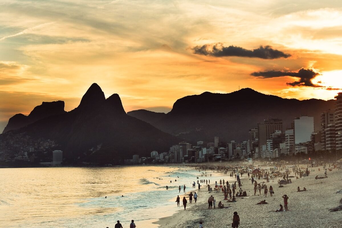 sunset, beach, city, crowd, nature, landscape, brazil, water, tourism, tourists, crowd, crowd, brazil, brazil, brazil, brazil, brazil