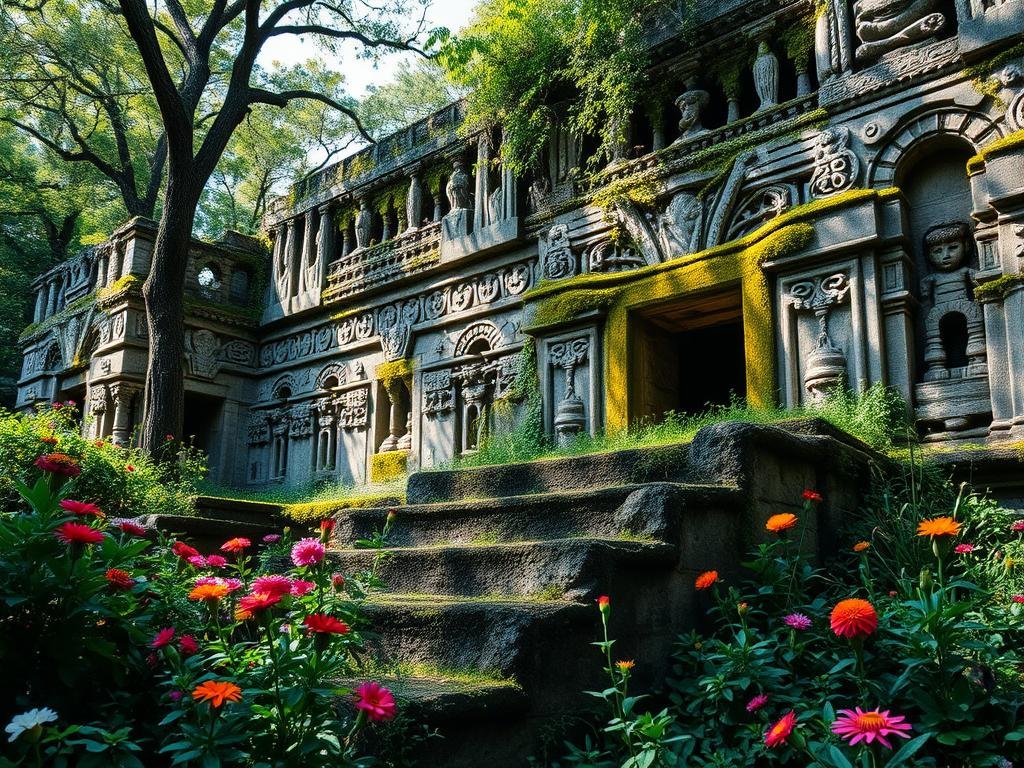 exploração de ruínas