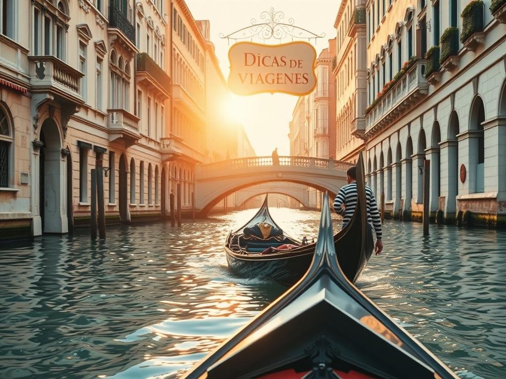 passeio de gôndola em Veneza