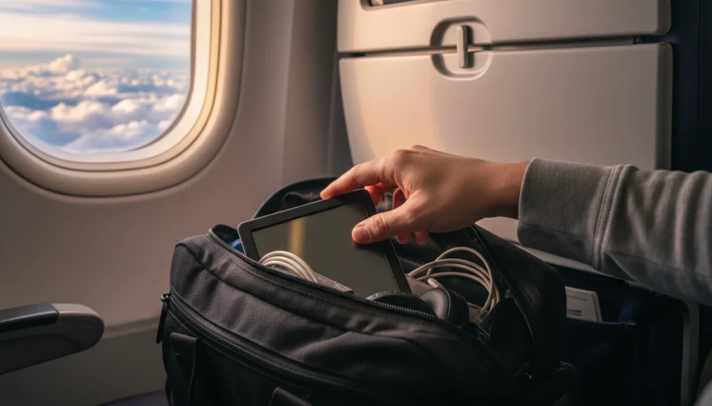 Mala de Mão em Voos Longos