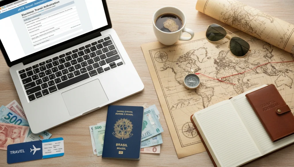 Planejando Viagem ao Exterior: Diferença Visto e eTA