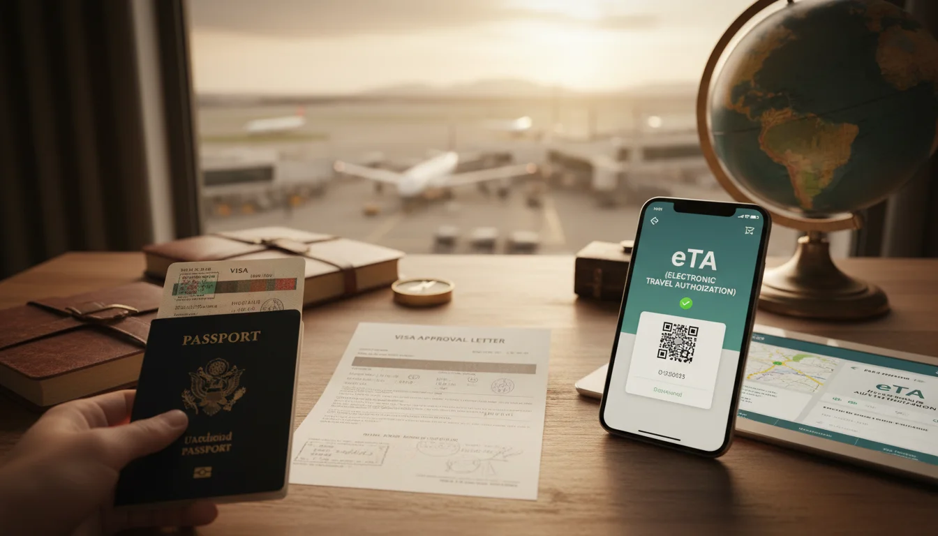 Planejando Viagem ao Exterior: Diferença Visto e eTA