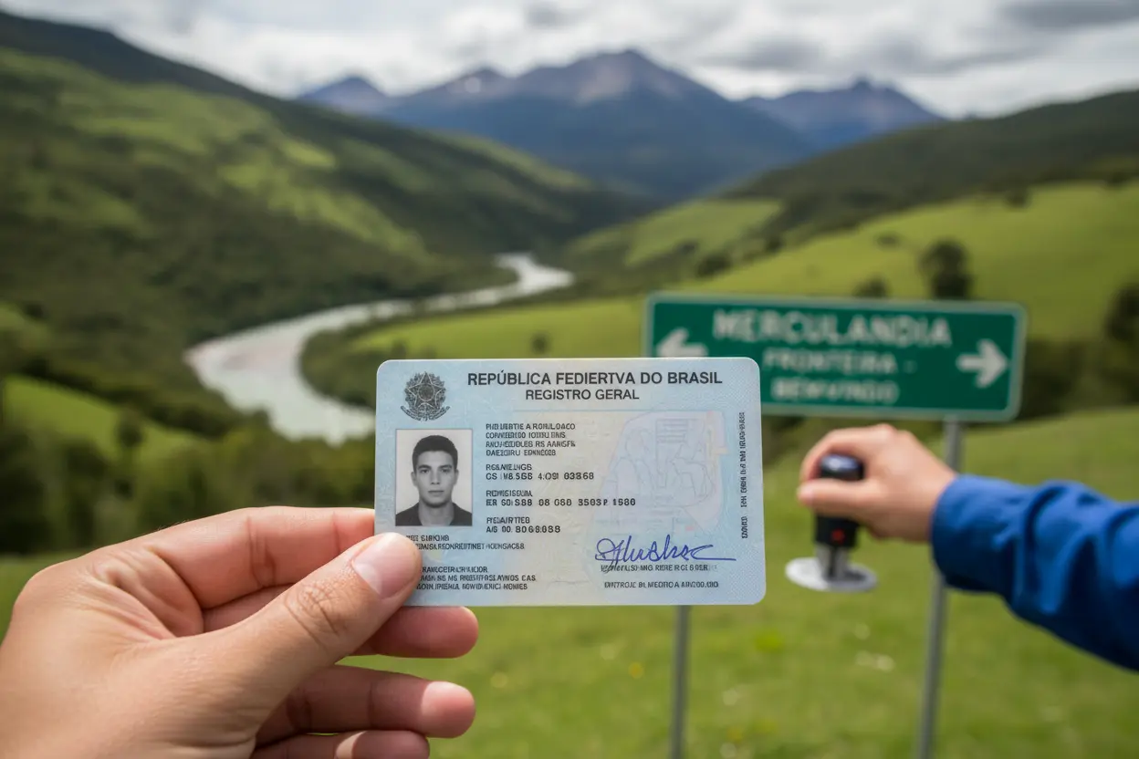 Carteira de identidade brasileira para viagens no Mercosul