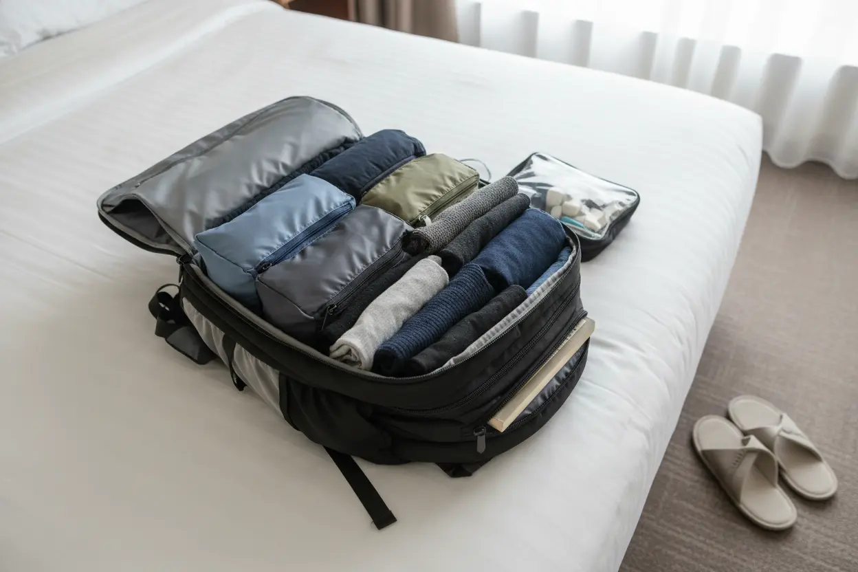 Organizar mochila de viagem
