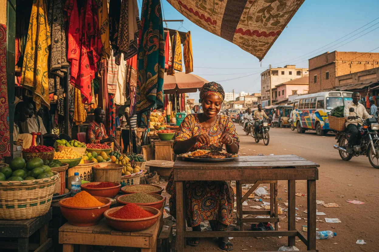 Cultura e culinária na viagem para a África