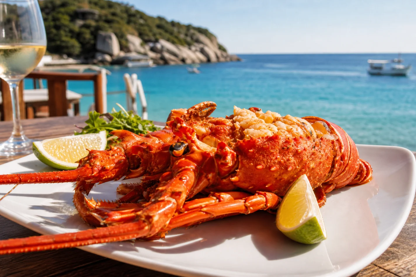 Lagosta Gastronomia em destinos litorâneos 