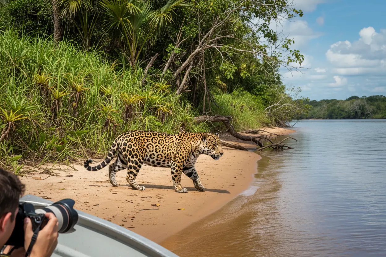Onça-pintada no Pantanal