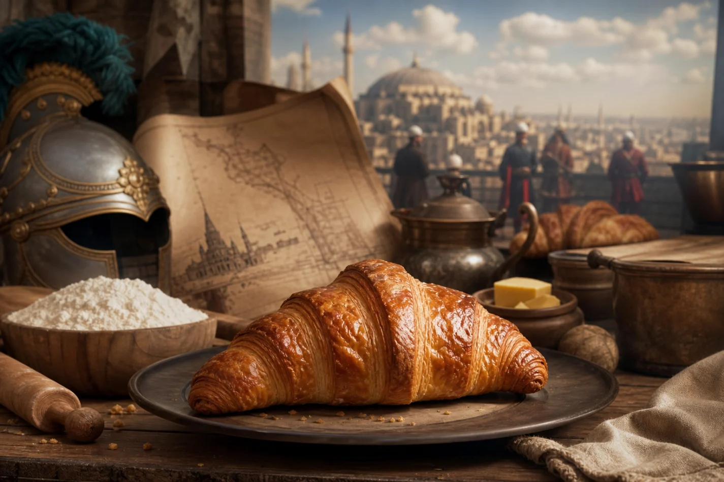 A origem do Croissant na história 