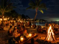 Luau Praia Noite e o que torna essa festa de praia especial