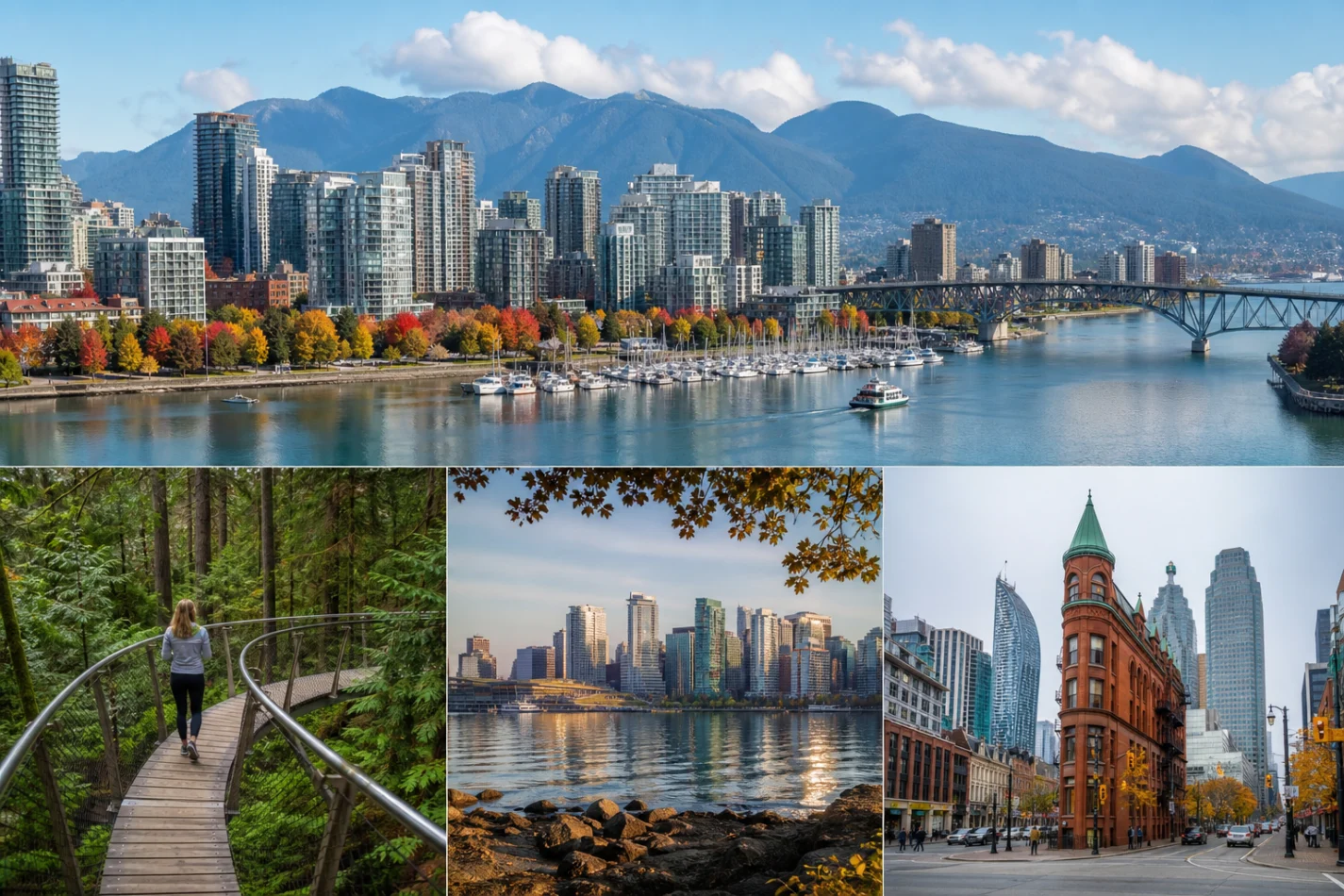 Vancouver Canadá em diferentes roteiros 