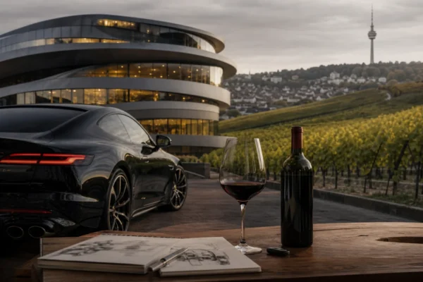 Stuttgart Alemanha Entre Carros de Luxo Vinhos e Design