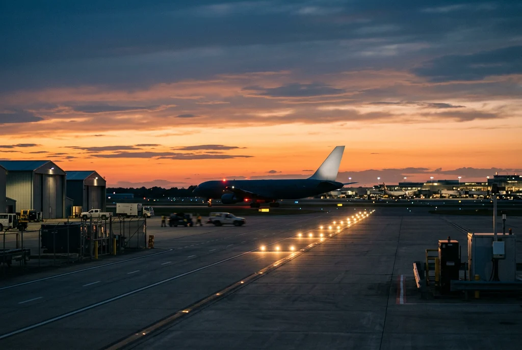 Passagem Aerea Natal Reveillon Pista Entardecer